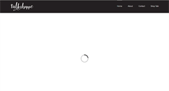 Desktop Screenshot of letstalkshoppe.com
